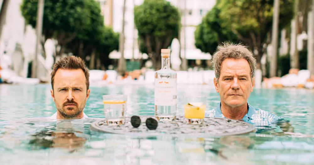 Dos Hombres Mezcal con i Protagonisti di Breaking Bad