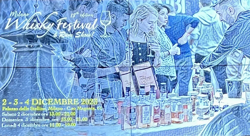 Milano Whisky Festival & Rum Show 2023 Insegna