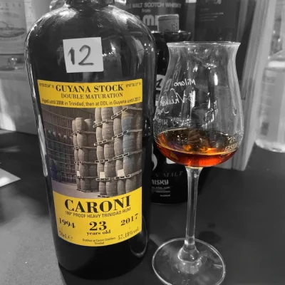 Rum Caroni 23 anni Guyana Stock