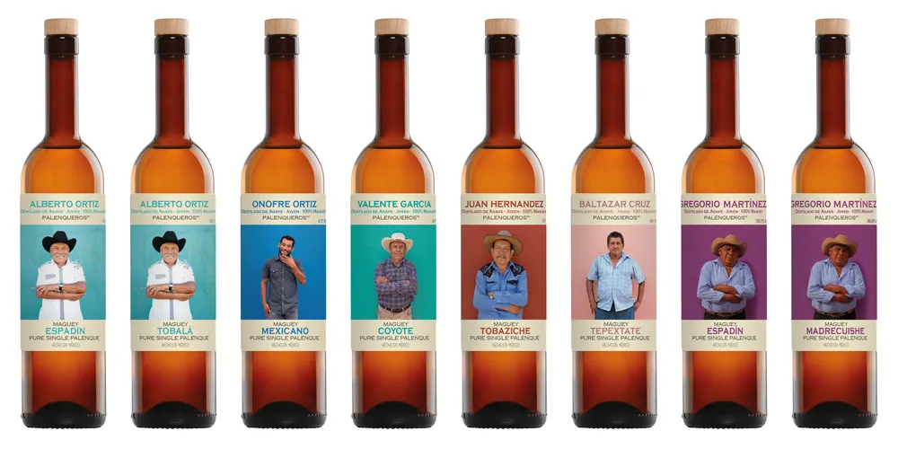 Palenqueros: le bottiglie di Mezcal della serie Palenque