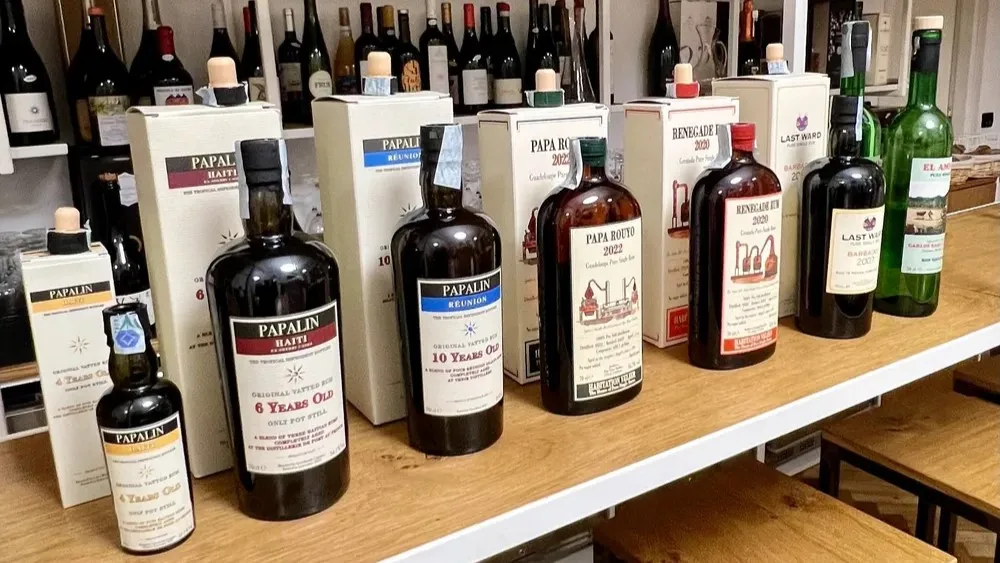 Tutte le Bottiglie di Rum presentate durante l'incontro