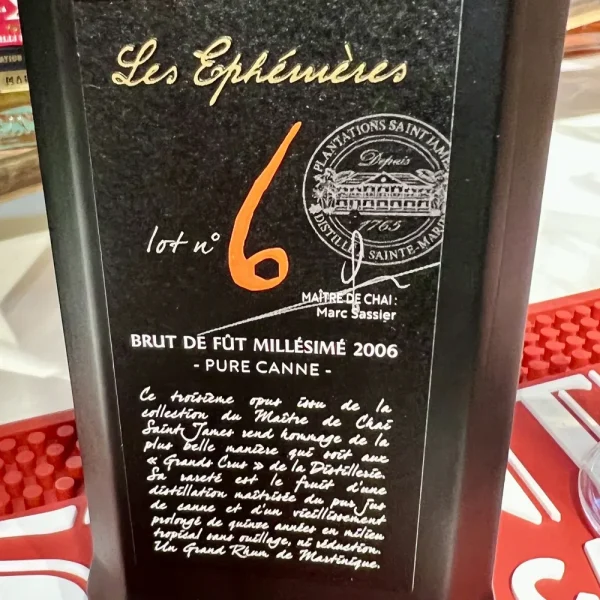 Etichetta Saint James Les Éphémères n6