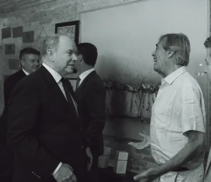 Principe Alberto II e Luca Gargano
